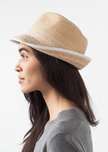 Load image into Gallery viewer, Washboard Hat in Straw/White