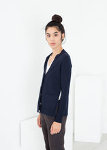 Load image into Gallery viewer, Square Cardigan in Navy
