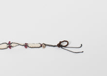 Load image into Gallery viewer, Garnet Bracelet in Frothy Pearl